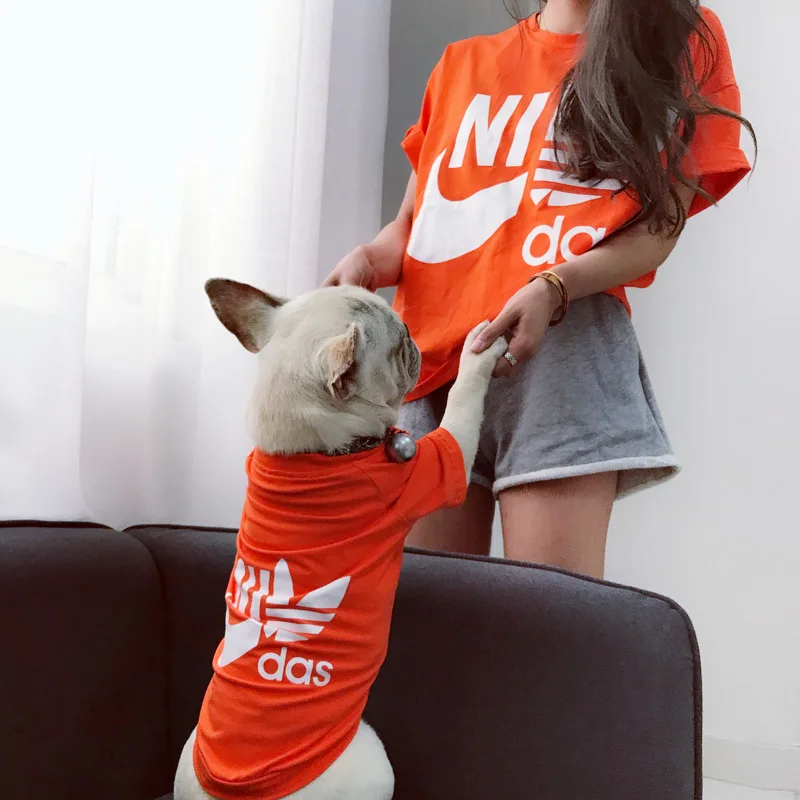Fashion Summer New Yorkie Clothes For Bulldogs Cotton Mother And Child Pet Clothing For Cats Dog Clothes For Small Dogs 2pcs/set
Fashion Summer New Yorkie Clothes For Bulldogs Cotton Mother And Child Pet Clothing For Cats Dog Clothes For Small Dogs 2pcs/set