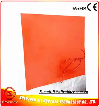 Silicone Rubber 3D Printer Heater large silicone heated bed 230v 4000w 1200*1200*1.5mm 1000mm lead wire
Silicone Rubber 3D Printer Heater large silicone heated bed 230v 4000w 1200*1200*1.5mm 1000mm lead wire