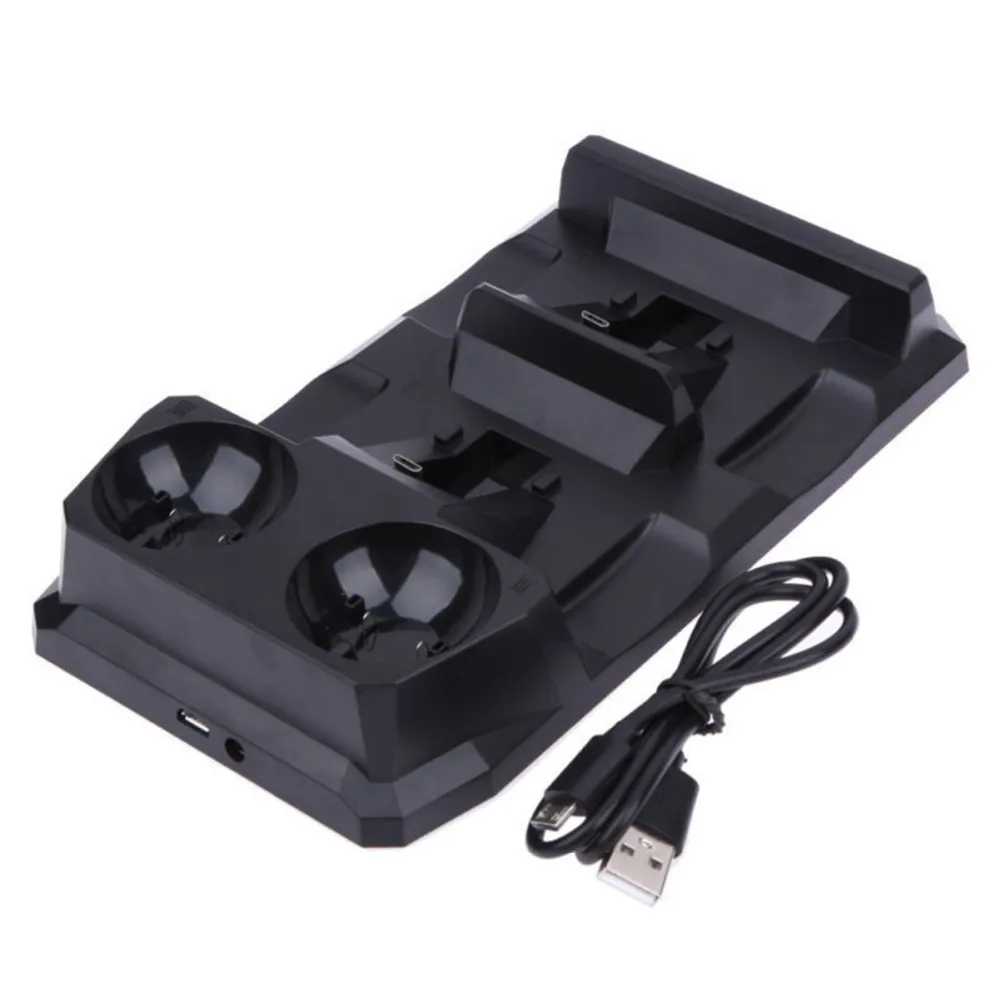 SOONHUA Portable Charger Charging Dock Base Holder USB Charger Station Stand With LED Light Indicator For PS4 PS MOVE Controller
SOONHUA Portable Charger Charging Dock Base Holder USB Charger Station Stand With LED Light Indicator For PS4 PS MOVE Controller
