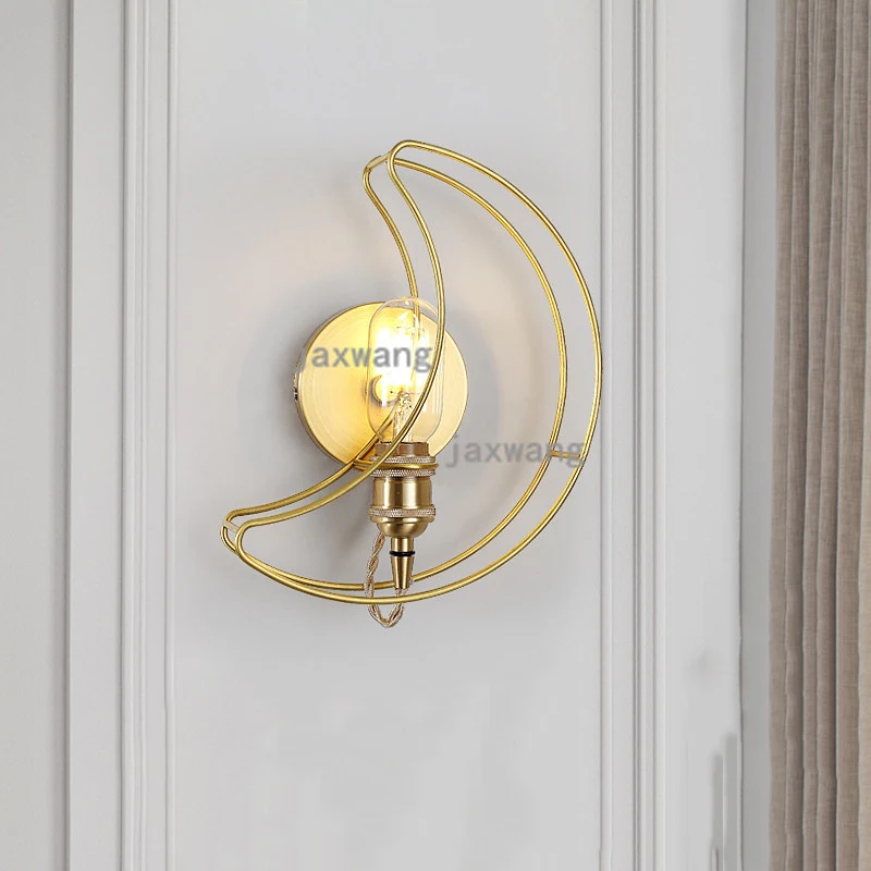 Modern Led Copper Moon Wall Lamp Three-dimensional Delicate Balcony Wall Light Staircase Room Retro Wall Lamps Headboard Lights
Modern Led Copper Moon Wall Lamp Three-dimensional Delicate Balcony Wall Light Staircase Room Retro Wall Lamps Headboard Lights