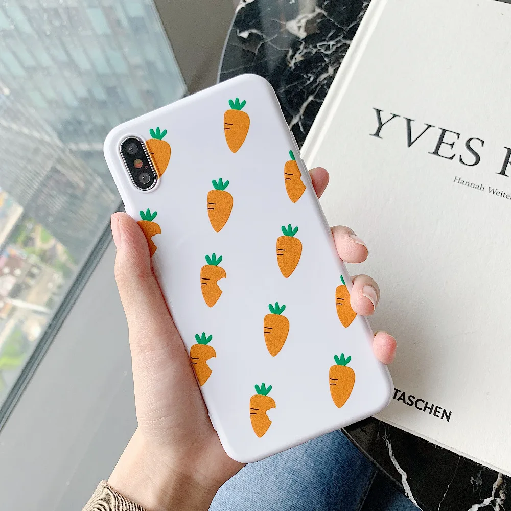 For iphone 11 Pro Max cute carrot Transparent soft TPU Mobile phone case for iPhone 6 6splus 7 7lus 8 plus 10 X XR XS MAX cover
For iphone 11 Pro Max cute carrot Transparent soft TPU Mobile phone case for iPhone 6 6splus 7 7lus 8 plus 10 X XR XS MAX cover