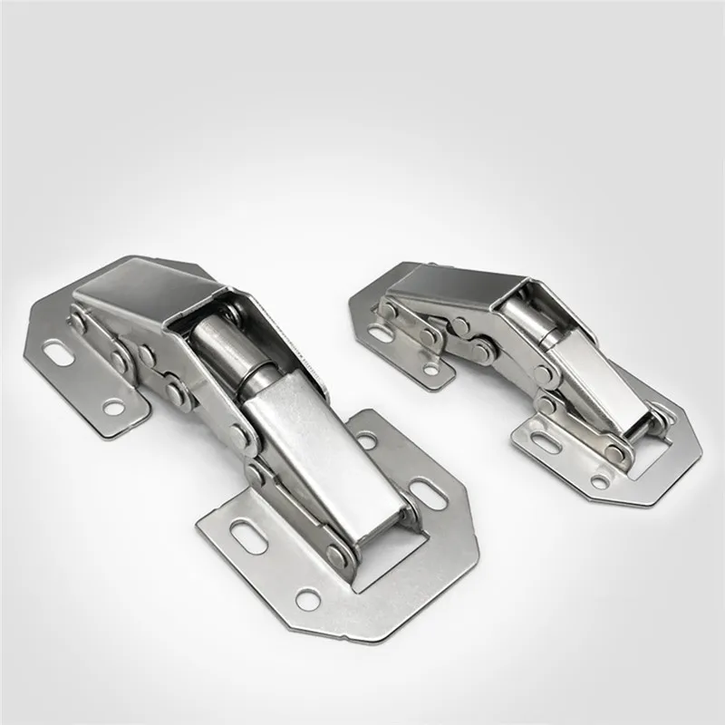 90 Degree Cabinet Hinges 3 Inch No-Drilling Hole Bridge Shaped Spring Hinge Cupboard Door Furniture Hardware With Screws
90 Degree Cabinet Hinges 3 Inch No-Drilling Hole Bridge Shaped Spring Hinge Cupboard Door Furniture Hardware With Screws