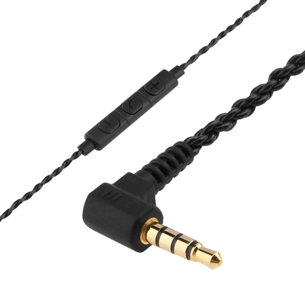 Earphone Audio Cable Repair Replacement 3.5mm TRS Jack DIY Elbow Headphone 4 Copper Core Wire with Mic Volume Control
Earphone Audio Cable Repair Replacement 3.5mm TRS Jack DIY Elbow Headphone 4 Copper Core Wire with Mic Volume Control