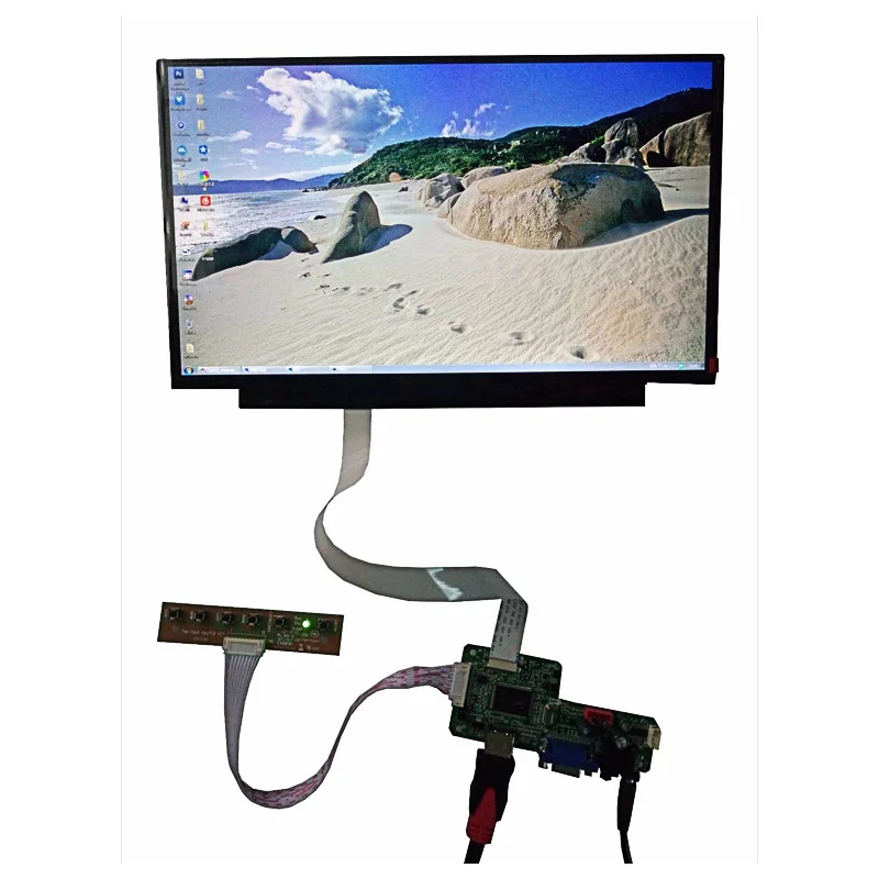 eDP HDMI VGA Audio LCD Controller Board for N156BGE-E41 N156BGE-EB1 1366x768 | Электроника