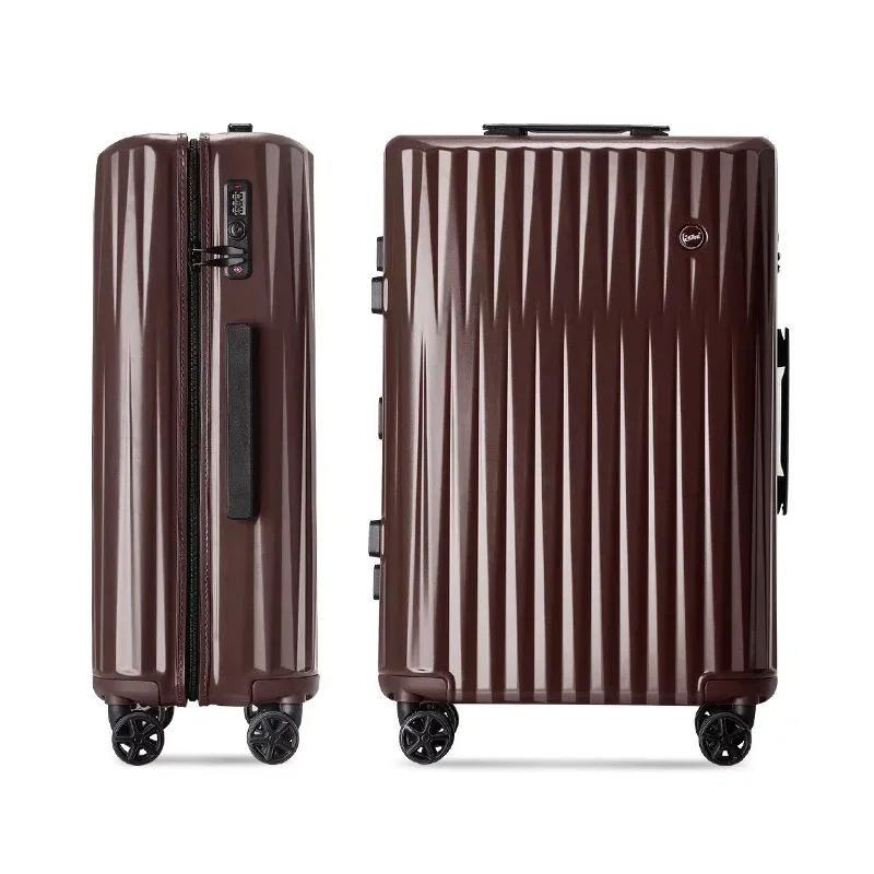 2018 New 24 29 inch Men Aluminum frame travel bag carry on 26 inch Fashion trolley suitcase Women Rolling luggage bag on wheels
2018 New 24 29 inch Men Aluminum frame travel bag carry on 26 inch Fashion trolley suitcase Women Rolling luggage bag on wheels