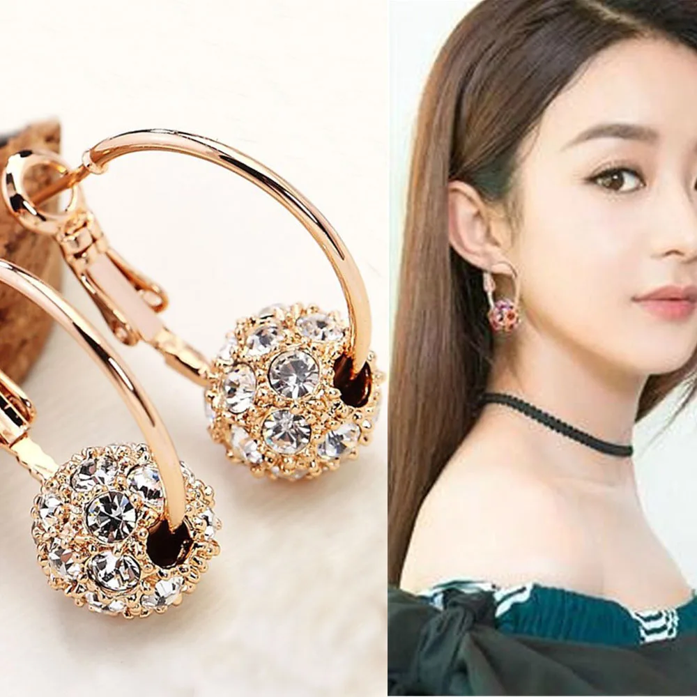 2019 Luxury Ear Stud Earrings For Women Austrian Crystal Ball Charm Round Cherry Stud Earrings Women Jewelry Gift Party Wedding
2019 Luxury Ear Stud Earrings For Women Austrian Crystal Ball Charm Round Cherry Stud Earrings Women Jewelry Gift Party Wedding
