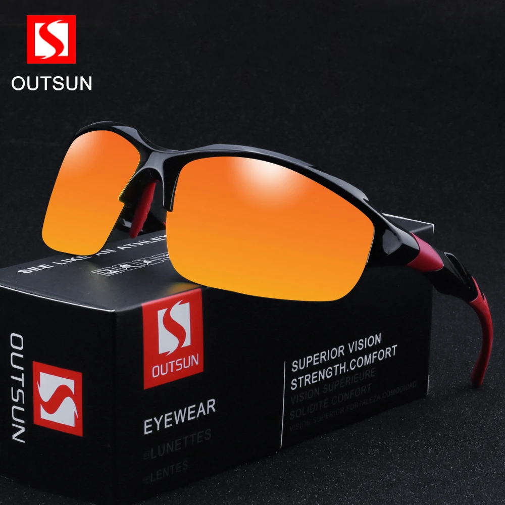 OUTSUN Outdoor Sport Sunglasses Men Polarized Brand Designer for Driving Fishing New 2019 UV400 Sun Glasses TR90 Frame OS129
OUTSUN Outdoor Sport Sunglasses Men Polarized Brand Designer for Driving Fishing New 2019 UV400 Sun Glasses TR90 Frame OS129