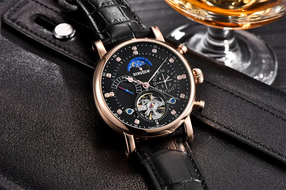 Mechanical Luxury Tourbillon Automatic Watch
