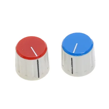5PCS Volume Control Rotary Knobs Durable For 6mm Dia Knurled Shaft Potentiometer Red / Blue
5PCS Volume Control Rotary Knobs Durable For 6mm Dia Knurled Shaft Potentiometer Red / Blue