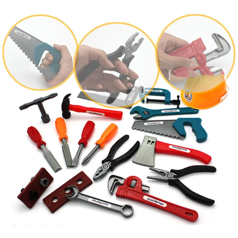Game Repair Tools Toys 22pcs Plastic Garden Construction Tools For Children Repair Tool And Helmet Combination Carpenter
Game Repair Tools Toys 22pcs Plastic Garden Construction Tools For Children Repair Tool And Helmet Combination Carpenter