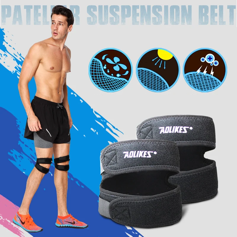 1PC AOLIKES Sport Adjustable Patella Support Knee Wrap Cap Stabilizer Belt Fitness Training Knees Protector Black
1PC AOLIKES Sport Adjustable Patella Support Knee Wrap Cap Stabilizer Belt Fitness Training Knees Protector Black