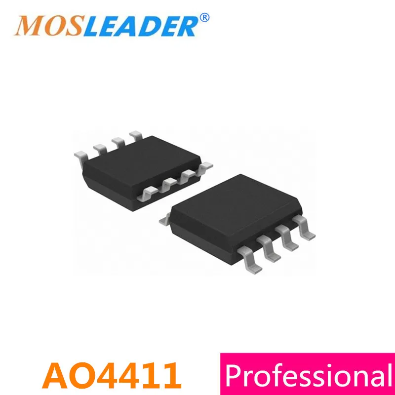 Mosleader AO4411 SOP8 100 шт. 1000 3000 30 в 8 А P-канальный МОП-транзистор высокого качества |