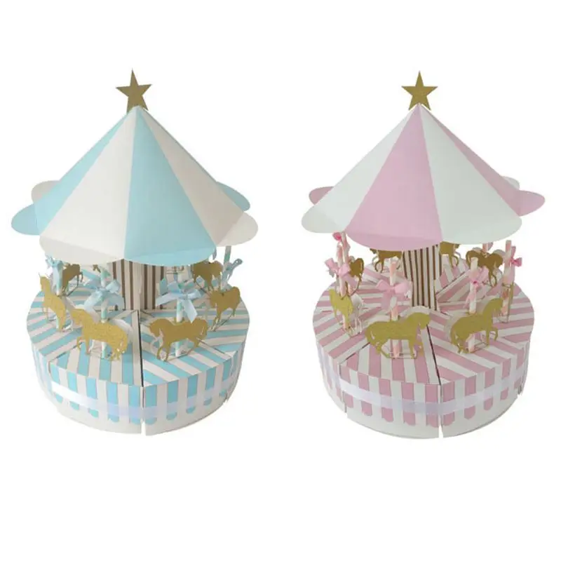 8pcs/set Creative Cartoon Carousel Gift Boxes Pink/Blue Wedding Birthday Party Favors Exquisite Fairy Tale Candy Box for Kids
8pcs/set Creative Cartoon Carousel Gift Boxes Pink/Blue Wedding Birthday Party Favors Exquisite Fairy Tale Candy Box for Kids