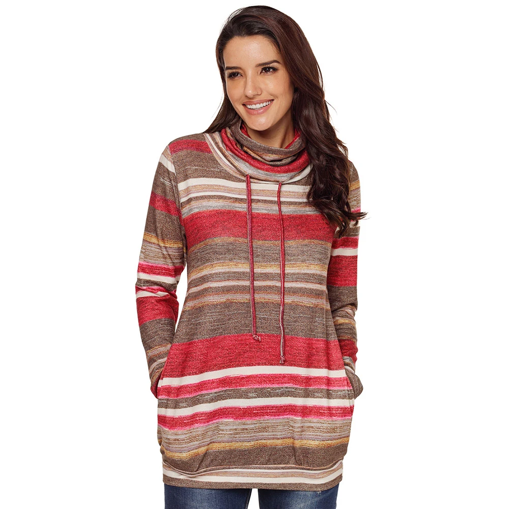 Sweatshirts Women Long Sleeve Hoodie Pullovers Basic Hoodies Colorful Striped Winter Sweatshirt Ladies Hoodie Rainbow Streatwear
Sweatshirts Women Long Sleeve Hoodie Pullovers Basic Hoodies Colorful Striped Winter Sweatshirt Ladies Hoodie Rainbow Streatwear