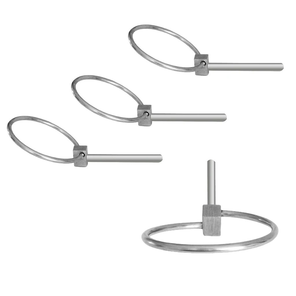 4 Pieces 4mmx49mm Farm Tractor Trailer Digger Lynch Pin Hitch Steel Trailer Pins Stainless Steel
4 Pieces 4mmx49mm Farm Tractor Trailer Digger Lynch Pin Hitch Steel Trailer Pins Stainless Steel