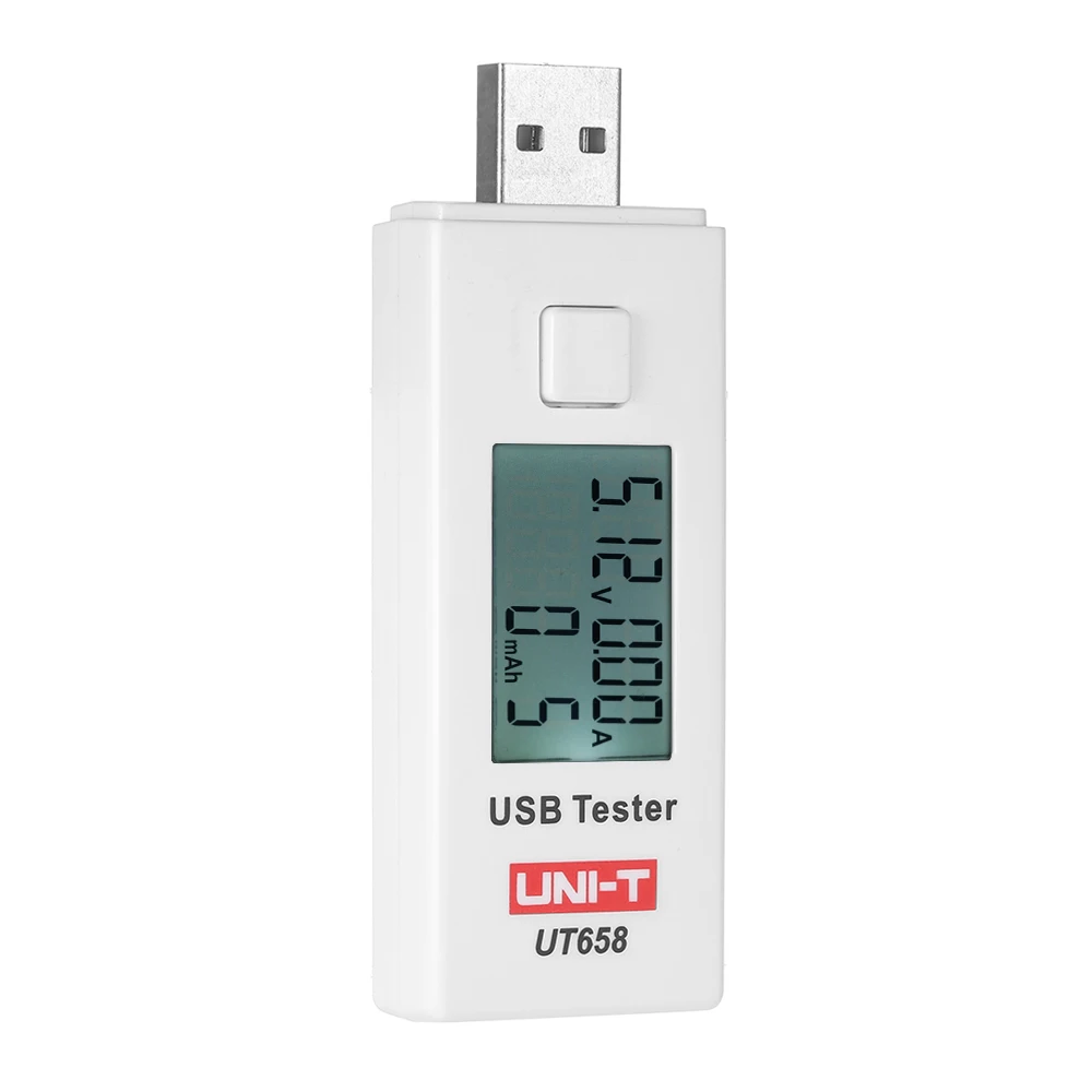UNI-T UT658 Digital U Disk Voltmeter Ameter battery tester LCD USB Voltage Current Meter Charging Capacity Tester DC3-9V 0-3A
UNI-T UT658 Digital U Disk Voltmeter Ameter battery tester LCD USB Voltage Current Meter Charging Capacity Tester DC3-9V 0-3A