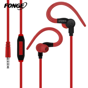 Fonge Sport Headphone Earphone 3.5mm Jack Wired Best Bass In-Ear headset Handfree Universal fone de ouvido With Mic
Fonge Sport Headphone Earphone 3.5mm Jack Wired Best Bass In-Ear headset Handfree Universal fone de ouvido With Mic