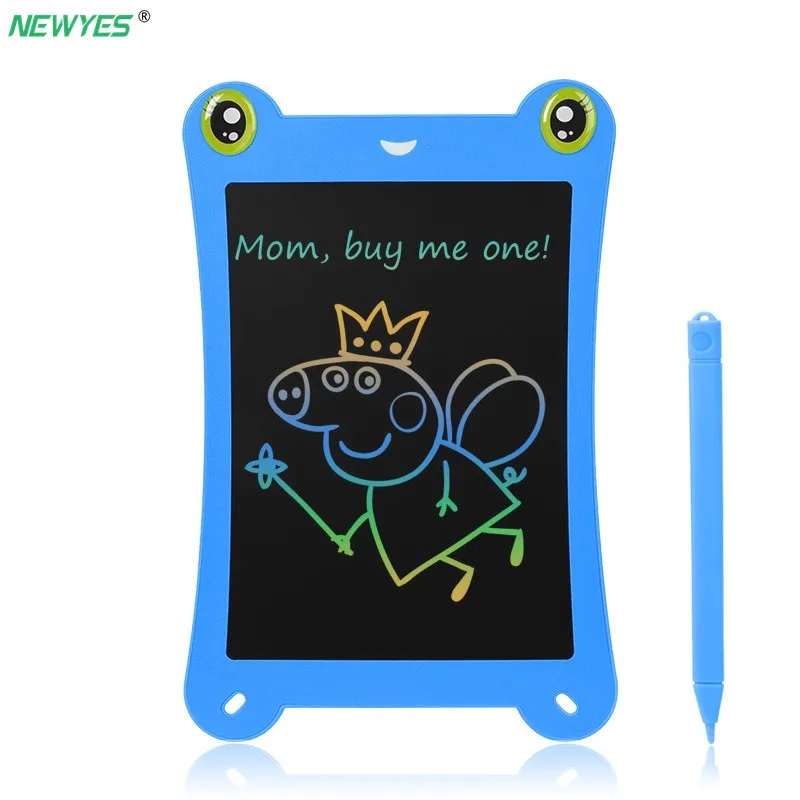 NEWYES 8.5 inch Drawing Tablet Frog LCD Writing Tablet Digital Pad Electronic Graphics Notepad Portable Colorful Kids Gift Toys
NEWYES 8.5 inch Drawing Tablet Frog LCD Writing Tablet Digital Pad Electronic Graphics Notepad Portable Colorful Kids Gift Toys