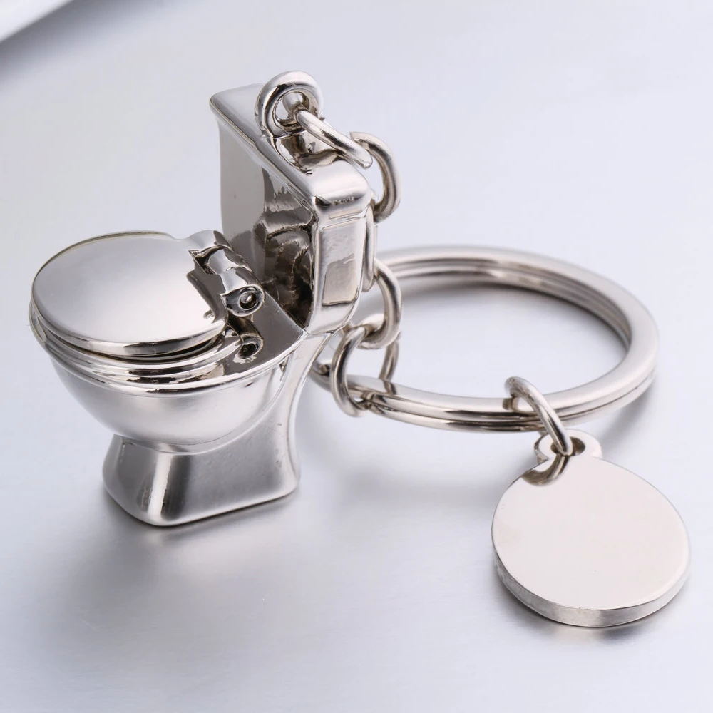 10pcs/lot Wholesale For Party Shop Funny Hot Sale Closestool Key Chain Matal Toilet Keychain Key Ring with Logo Tag
10pcs/lot Wholesale For Party Shop Funny Hot Sale Closestool Key Chain Matal Toilet Keychain Key Ring with Logo Tag