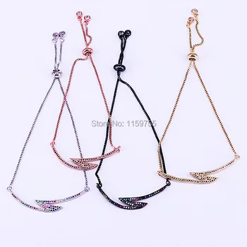 8Pcs Fashion Micro Pave Multicolor CZ Zirconia Charm Connector Bracelet For Women Jewelry
8Pcs Fashion Micro Pave Multicolor CZ Zirconia Charm Connector Bracelet For Women Jewelry