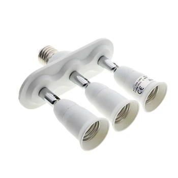 3 In 1 Rotatable E27 Universal Conversion Socket Head Lamp Base Bulb Adapter AC110-230V
3 In 1 Rotatable E27 Universal Conversion Socket Head Lamp Base Bulb Adapter AC110-230V