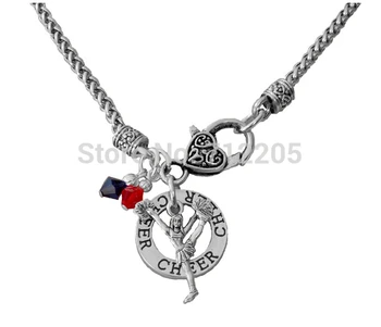 New Arrival 100pcs a lot antique silver zinc CHEER and Cheerleading girl Pendant with Heart Lobster Claw necklaces
New Arrival 100pcs a lot antique silver zinc CHEER and Cheerleading girl Pendant with Heart Lobster Claw necklaces