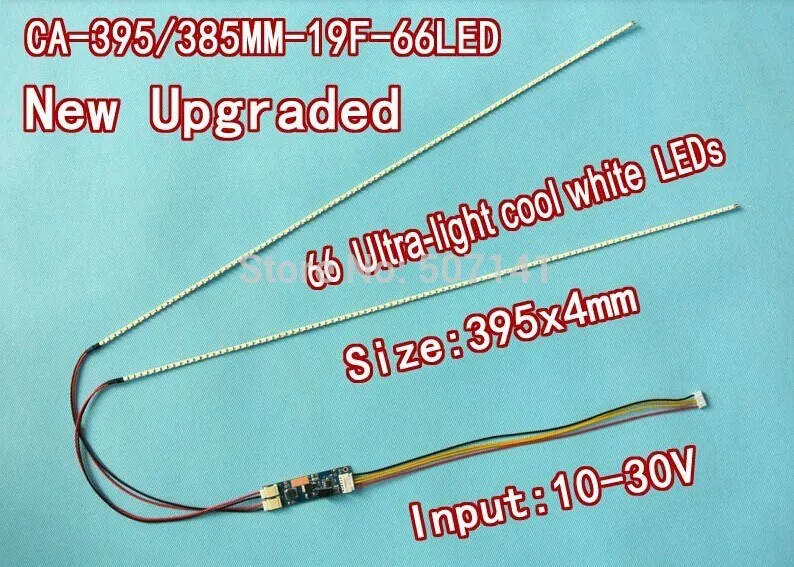 395mm LED Backlight lamp Strip Kit Adjustable brightness,Update 19" 19 inch CCFL LCD Screen to LED Monitor
395mm LED Backlight lamp Strip Kit Adjustable brightness,Update 19" 19 inch CCFL LCD Screen to LED Monitor