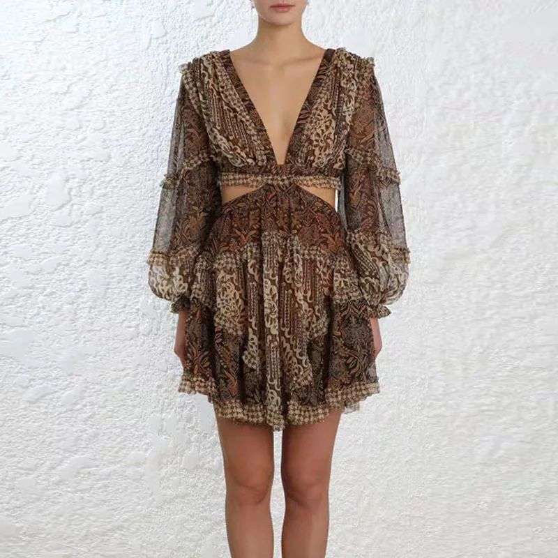 HIGH STREET Newest Fashion 2019 Designer Runway Dress Women's Short Sleeve Sexy Deep V Neck Vintage Floral Print Casual Dress
HIGH STREET Newest Fashion 2019 Designer Runway Dress Women's Short Sleeve Sexy Deep V Neck Vintage Floral Print Casual Dress