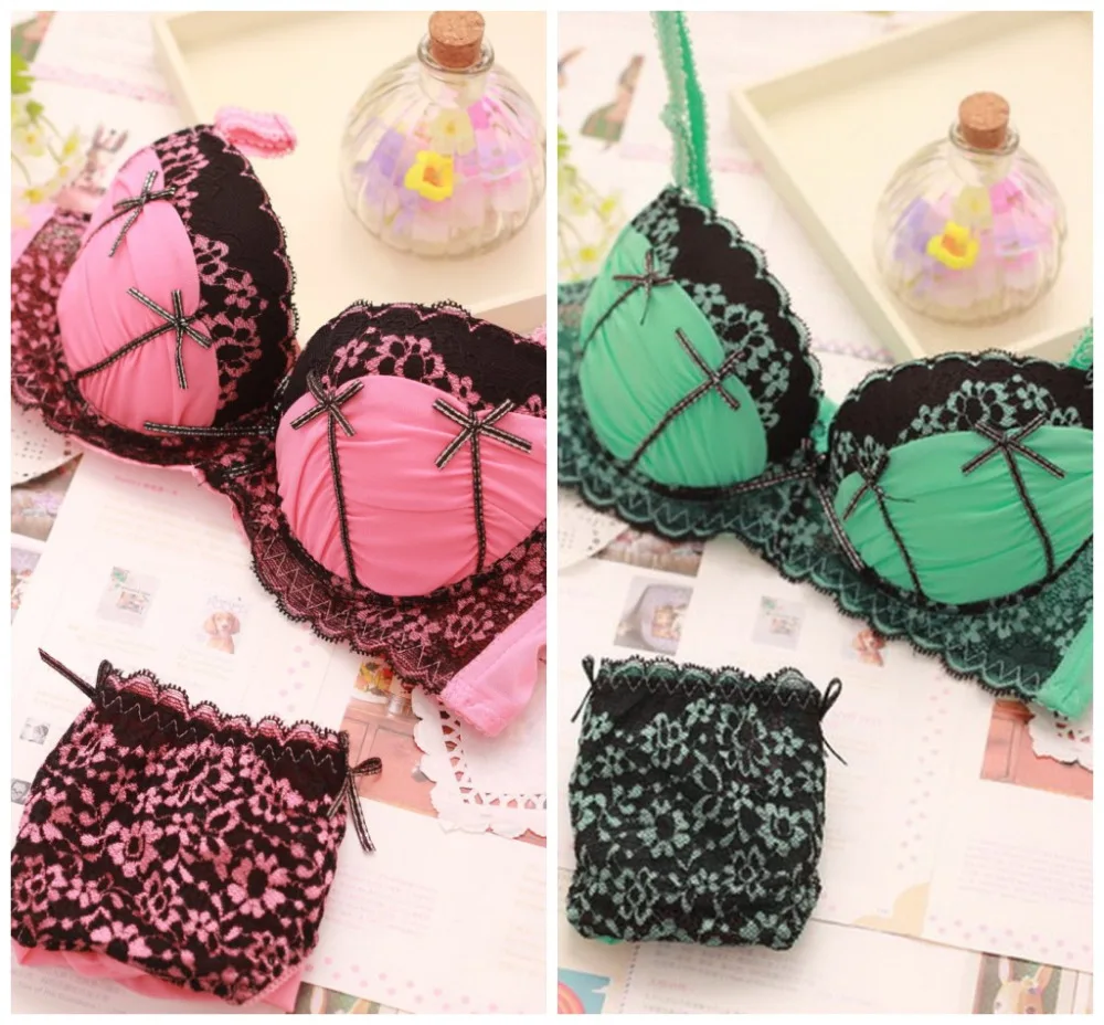 New Arrival 2-tone Color Lace Bra Set Lingerie Push up Sexy Bra Lovely Underwear Frill Details Bra Briefs High Quality H185
New Arrival 2-tone Color Lace Bra Set Lingerie Push up Sexy Bra Lovely Underwear Frill Details Bra Briefs High Quality H185