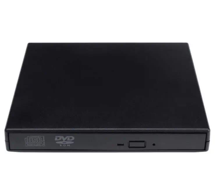 

Free shipping Optical Optic Disc Drive Drives Portable USB 2.0 DVD CD DVD-Rom SATA External Case Slim for Laptop Notebook