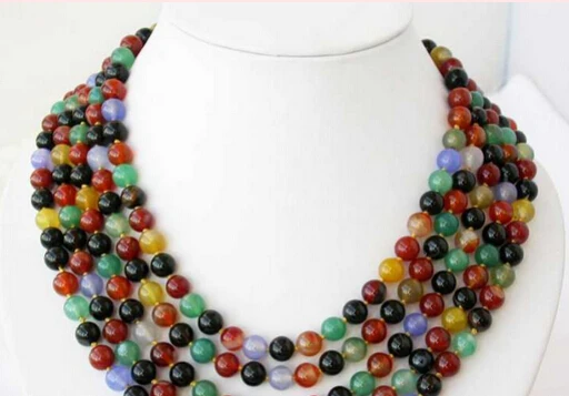 Miss charm Jew1184 5row 8mm multicoloured jade agate bead necklace magnet
Miss charm Jew1184 5row 8mm multicoloured jade agate bead necklace magnet
