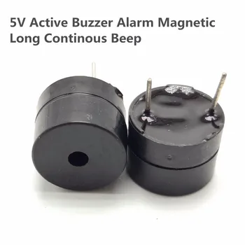 5pcs Original 5V Active Buzzer Alarm Magnetic Long Continous Beep Tone 12*9.5mm Sounder speaker SOT plastic tube length
5pcs Original 5V Active Buzzer Alarm Magnetic Long Continous Beep Tone 12*9.5mm Sounder speaker SOT plastic tube length