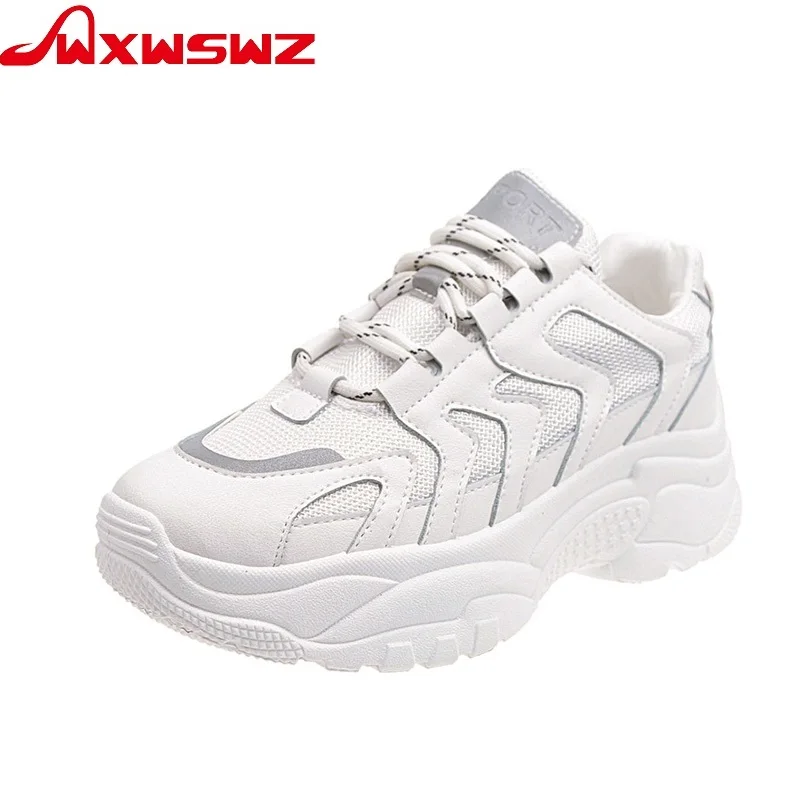 WXWSWZ new 2019 Spring Fashion Women Casual Shoes Leather Platform Shoes Women Sneakers Ladies White Trainers Chaussure Femme
WXWSWZ new 2019 Spring Fashion Women Casual Shoes Leather Platform Shoes Women Sneakers Ladies White Trainers Chaussure Femme