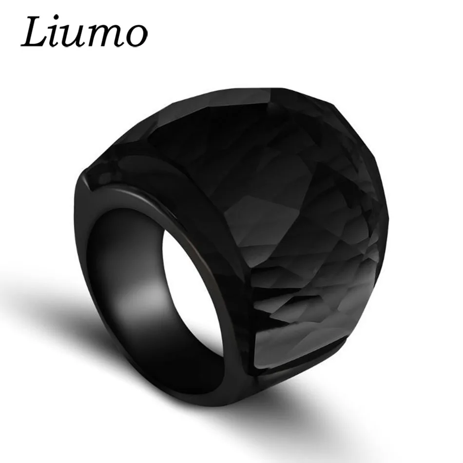Liumo Trendy Punk Style Black Color Big Stone with Crystal Man Alloy Ring Lr1032
Liumo Trendy Punk Style Black Color Big Stone with Crystal Man Alloy Ring Lr1032