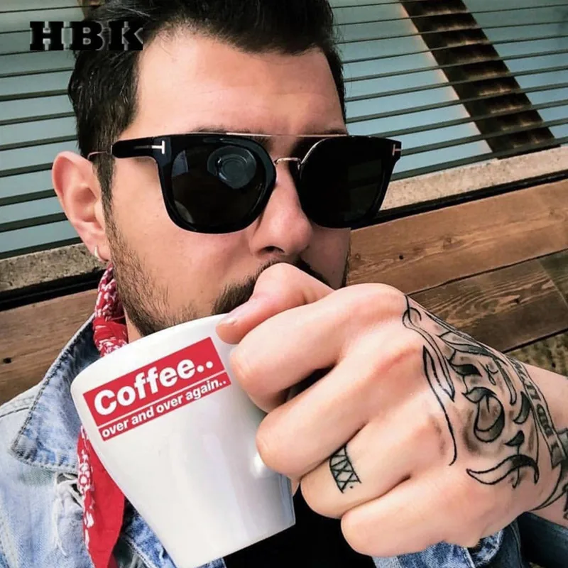 HBK Unisex Square Sunglasses Big Frame Women Men Brand Designer 2018 New Fashion Trendy Sun Glasses Male Gradient Lens UV400
HBK Unisex Square Sunglasses Big Frame Women Men Brand Designer 2018 New Fashion Trendy Sun Glasses Male Gradient Lens UV400