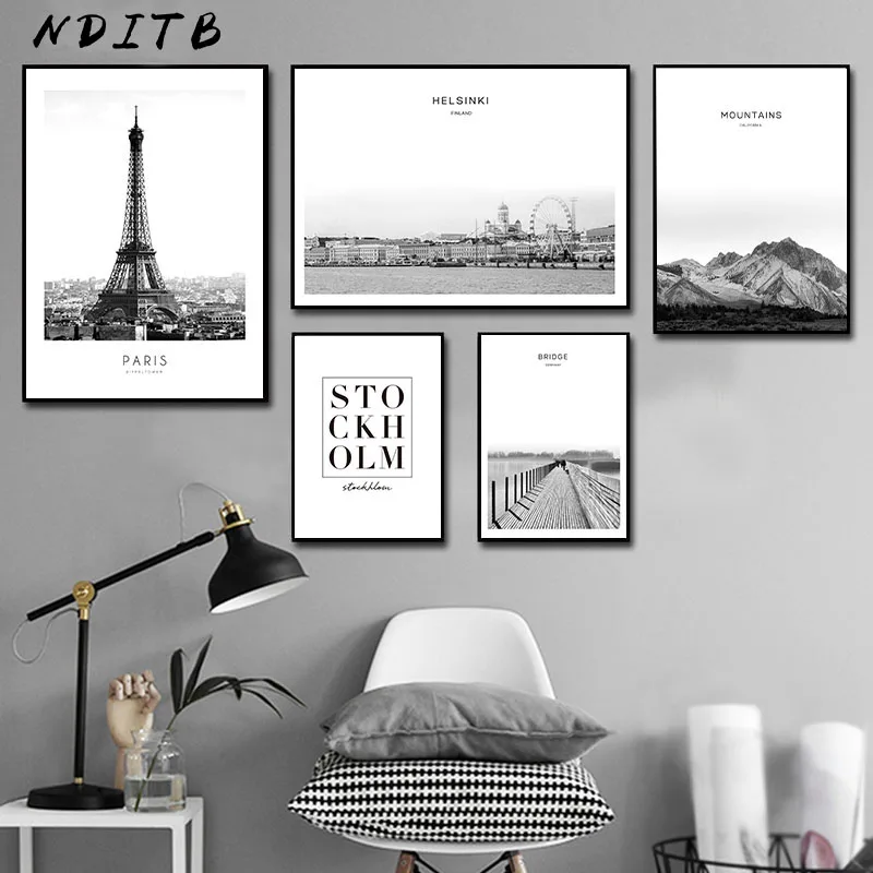 Eiffel Tower Mountain Scandinavian Decoration Landscape Canvas Wall Art Poster Nordic Style Print Painting Decorative Picture
Eiffel Tower Mountain Scandinavian Decoration Landscape Canvas Wall Art Poster Nordic Style Print Painting Decorative Picture
