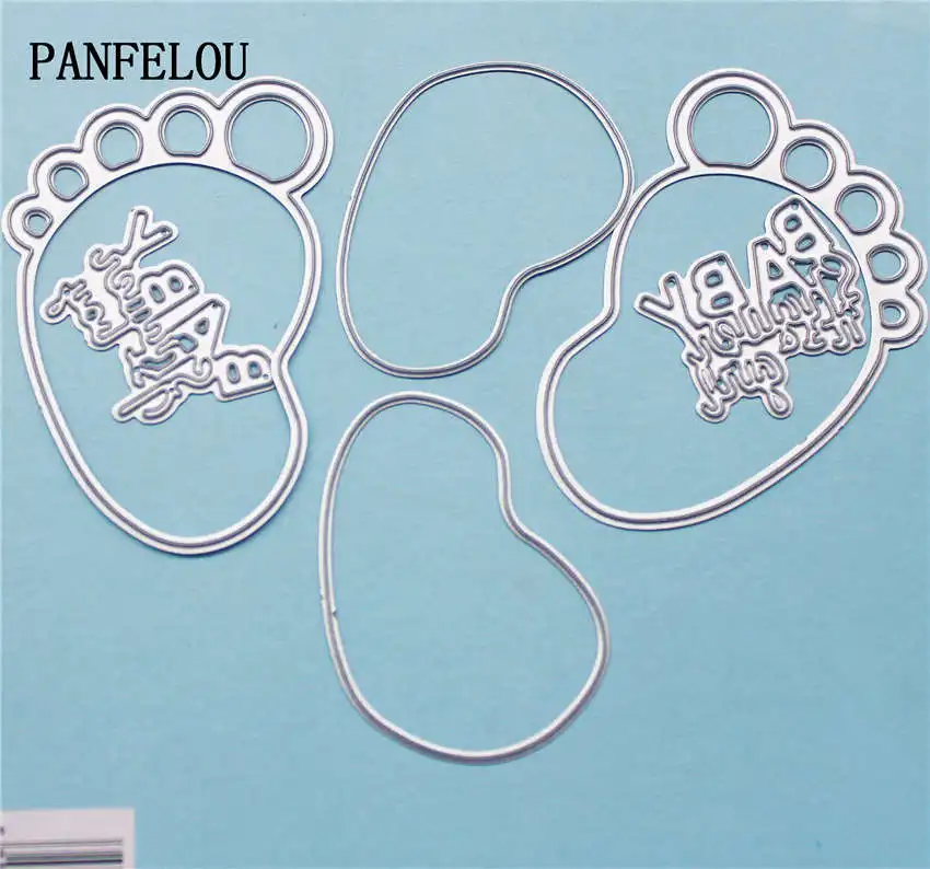 PANFELOU Your feet baby metal crafts paper die cutting dies for Scrapbooking/DIY wedding Halloween Hand account cards
PANFELOU Your feet baby metal crafts paper die cutting dies for Scrapbooking/DIY wedding Halloween Hand account cards