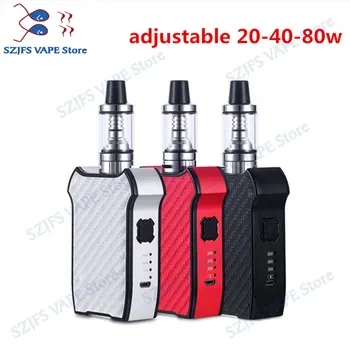 

violin 80w vape Electronic Cigarette Kit 2200mah Vape Mod Box 2.0ml Vaporizer Hookah Vaper Shisha Pen E Cig Smoke LED SmokingKit