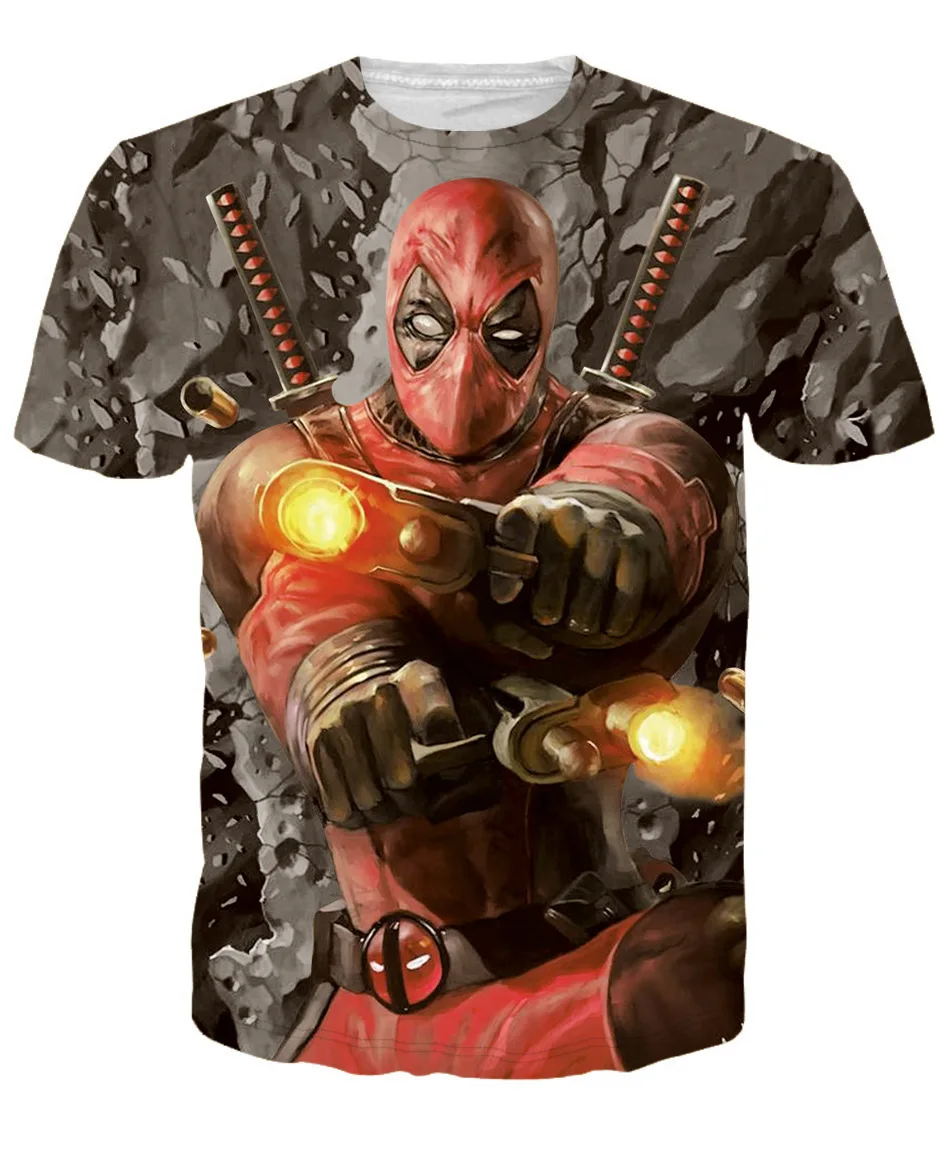 Newest American Comic Badass Print Deadpool 3D Unisex T shirt Tees Women Men Funny Cartoon Characters Street T shirts
Newest American Comic Badass Print Deadpool 3D Unisex T shirt Tees Women Men Funny Cartoon Characters Street T shirts
