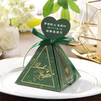 20pc New Creativity Triangular Pyramid Wedding Decoration Wedding Favors Candy Box Gift Box Birthday Baby Shower Party Supplies
20pc New Creativity Triangular Pyramid Wedding Decoration Wedding Favors Candy Box Gift Box Birthday Baby Shower Party Supplies