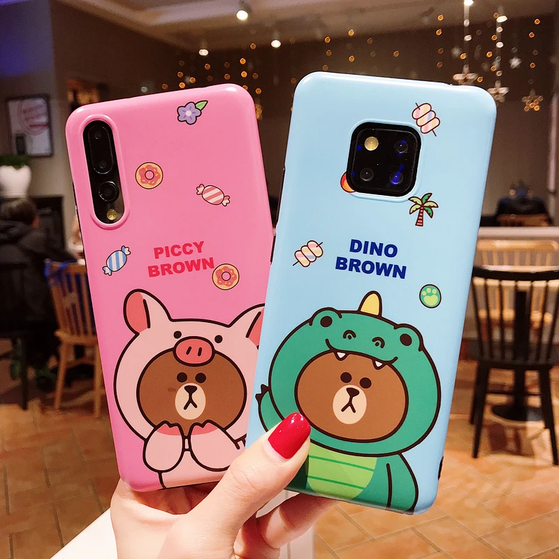 Spoof Cartoon Bear Soft Cover For Huawei P30 P20 Mate 10 20 Pro Candy Color Phone Case For Honor 9 10 Nova3 3i 3e back Cases
Spoof Cartoon Bear Soft Cover For Huawei P30 P20 Mate 10 20 Pro Candy Color Phone Case For Honor 9 10 Nova3 3i 3e back Cases