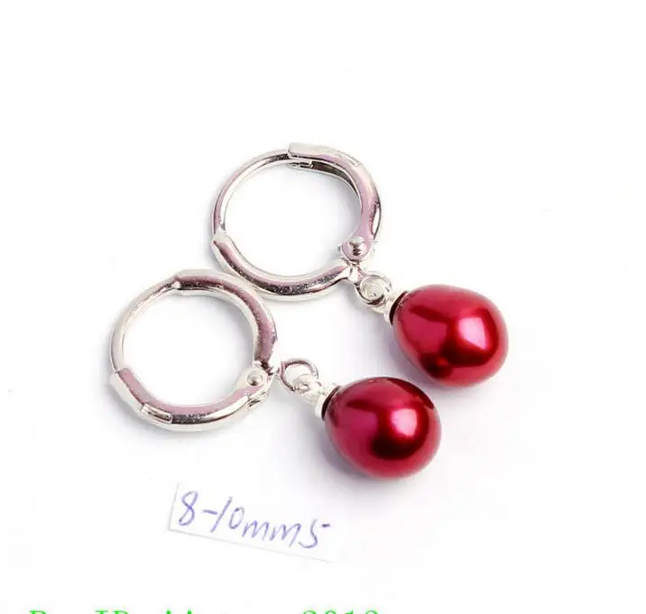 FREE SHIPPING HOT sell new Style >>>> 8-10mm Pretty Natural Red Freshwater Pearl Fashion Silver Earrings 1 pair
FREE SHIPPING HOT sell new Style >>>> 8-10mm Pretty Natural Red Freshwater Pearl Fashion Silver Earrings 1 pair