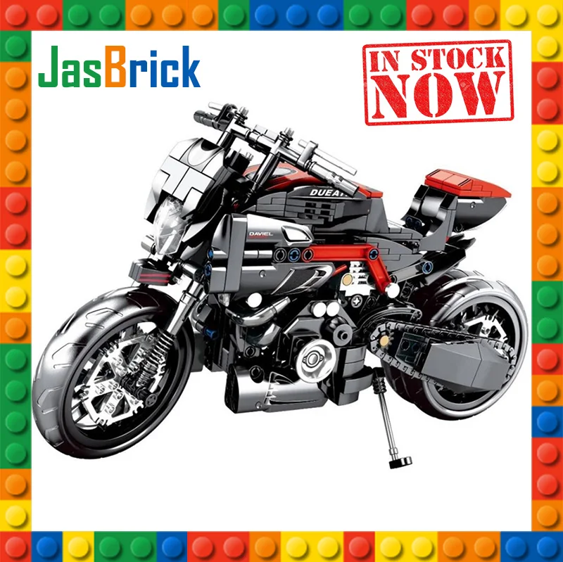 Technic DUCATI Monster 1200R 797 Motorcycle Building Blocks Sets Bricks Model Kids Toys For Children Compatible Legoings ORV
Technic DUCATI Monster 1200R 797 Motorcycle Building Blocks Sets Bricks Model Kids Toys For Children Compatible Legoings ORV