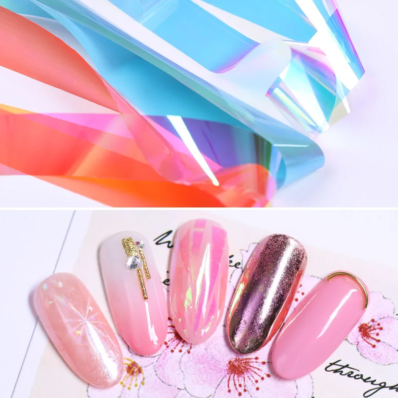 Nail Foil Stickers Purple Pink Blue Colorful Mixed Patterns Nail Transfer Decals Paper for Nail Art Beauty Design Decorations
Nail Foil Stickers Purple Pink Blue Colorful Mixed Patterns Nail Transfer Decals Paper for Nail Art Beauty Design Decorations