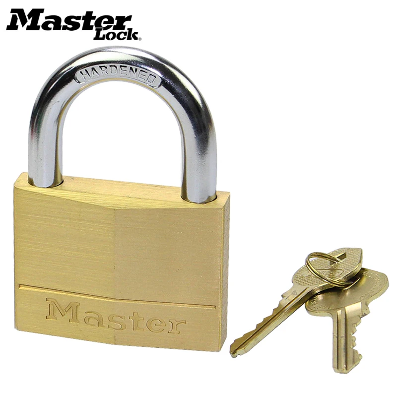 Master Lock Solid Brass Padlock Outdoor Indoor Waterproof Keyed Lock for Backpacks,Briefcases,Tackle boxes,Storage Lockers locks
Master Lock Solid Brass Padlock Outdoor Indoor Waterproof Keyed Lock for Backpacks,Briefcases,Tackle boxes,Storage Lockers locks