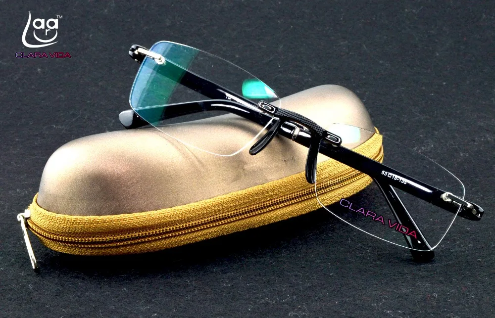 =CLARA VIDA=MEN WOMEN READING GLASSES WITH STYLERISH CASE RIMLESS HIGH QUALITY ANTI BLUE RAY BRILLER +1 +1.5 +2 +2.5 +3 +3.5 +4
=CLARA VIDA=MEN WOMEN READING GLASSES WITH STYLERISH CASE RIMLESS HIGH QUALITY ANTI BLUE RAY BRILLER +1 +1.5 +2 +2.5 +3 +3.5 +4