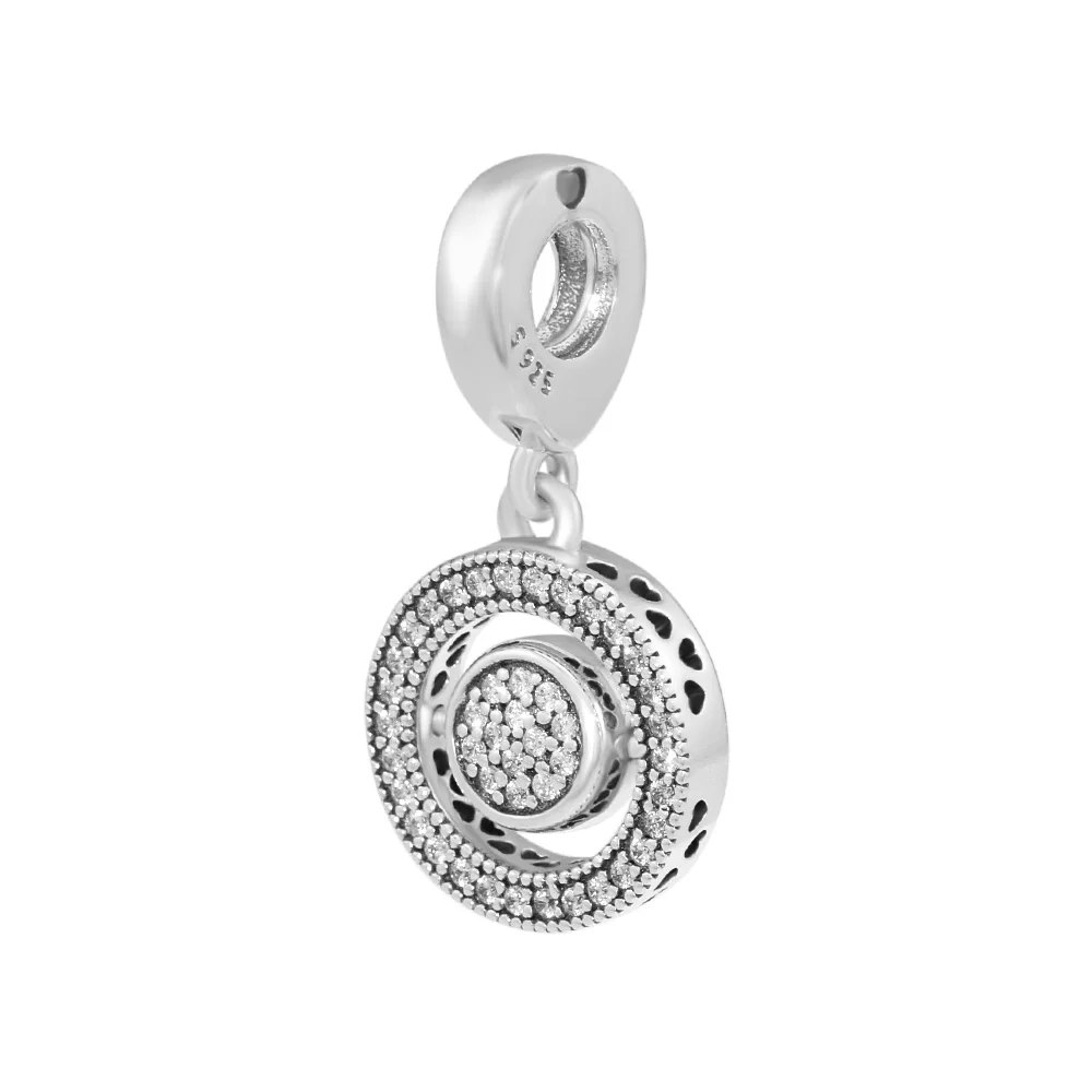 CKK 925 Sterling Silver Spinning Signature Dangle Charm Beads Original Jewelry Making Fits For Bracelets & Bangle
CKK 925 Sterling Silver Spinning Signature Dangle Charm Beads Original Jewelry Making Fits For Bracelets & Bangle