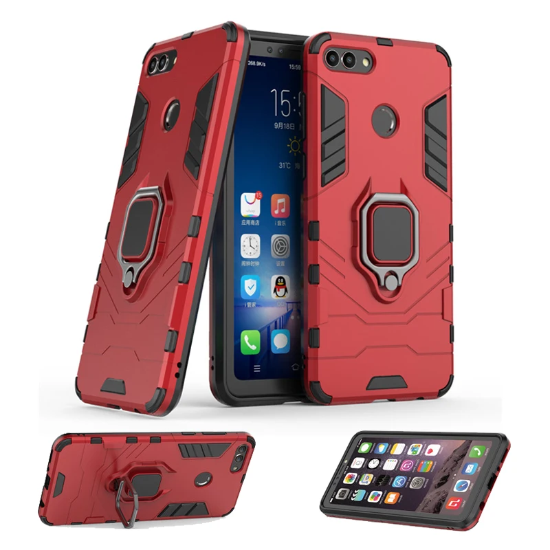 For Huawei Y9 2018 Full Protection Armor Case With Magnetic Ring Holder Hybrid Hard PC Soft TPU Silicone Shell For Y9 2018 Coque
For Huawei Y9 2018 Full Protection Armor Case With Magnetic Ring Holder Hybrid Hard PC Soft TPU Silicone Shell For Y9 2018 Coque