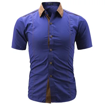Brand 2018 Summer Hot Sale Fashion Male Shirt Short-Sleeves Tops Solid Color Mens Dress Shirts Slim Men Shirt Plus Size 4XL
Brand 2018 Summer Hot Sale Fashion Male Shirt Short-Sleeves Tops Solid Color Mens Dress Shirts Slim Men Shirt Plus Size 4XL