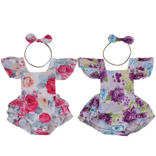 casual cotton o-neck short Newborn Baby Girls Floral Ruffle Sunsuit Clothes Bodysuit Jumpsuit Outfit
casual cotton o-neck short Newborn Baby Girls Floral Ruffle Sunsuit Clothes Bodysuit Jumpsuit Outfit